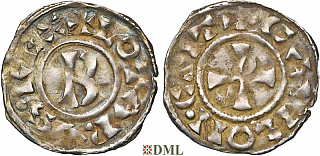Денарий, Каролинги, Lothaire (954-986)