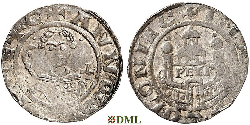 Денарий, Германия, Нижняя Лотарингия, Anno II (1056-1075), м.д. Koln, Dbg. 