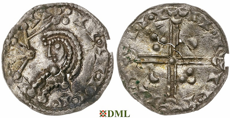 Денарий, Дания, Sven Estridsen (1047-1075), м.д. Roskilde, Hbg. 57