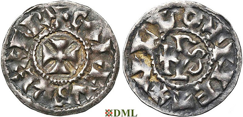 Денье, Каролинги, Charles le Chauve (840-877), м.д. Melle, Depeyrot 627