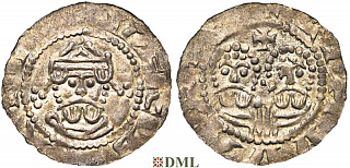 Денарий, Германия, Нижняя Лотарингия, Gf. Egbert II (1068-1090), м.д. Leeuwarden, Ilisch 2000 22.10