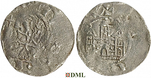 Денарий, Германия, Франкония, Heinrich IV (1056-1106), м.д. Mainz, Dbg. 796