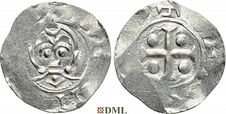 Денарий, Германия, Нижняя Лотарингия, Bernold (1046-1054), м.д. Deventer, Ilisch 2000, 1.13-1.15