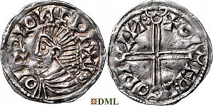 Денарий, Швеция, Olaf Skötkonung (995-1021), м.д. Sigtuna, Malmer -:-