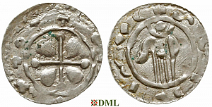 Денарий, Чехия, Моравия, Otto I the Beautiful in Olomouc (1061-1087), м.д. ?