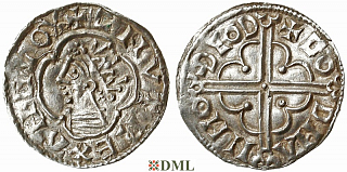 Денарий, Англия, Cnut  (1016-1035), м.д. Thetford, монетарий Godman, North 781