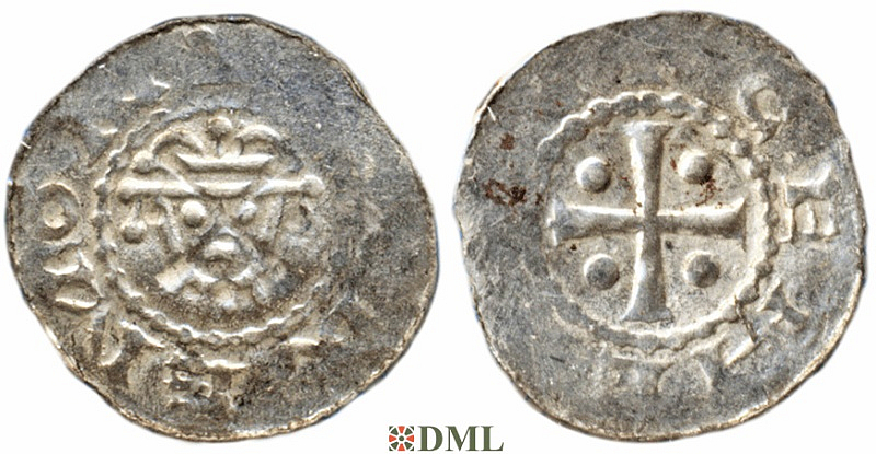 Денарий, Германия, Нижняя Лотарингия, Hermann (1059-1074), м.д. Jever, Dbg