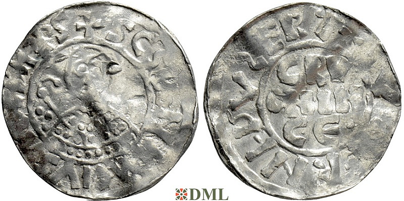 Денарий, Германия, Нижняя Лотарингия, Bernold (1040-1054), м.д. Groningen, Ilisch 2000 18.1