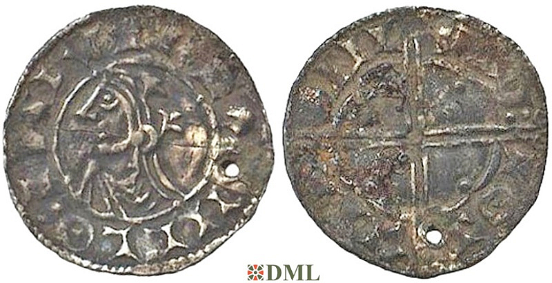 Денарий, Англия, Cnut (1016-1035), м.д. London, монетарий Oswulf, North