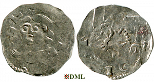Денарий, Германия, Нижняя Лотарингия, Albert II (1031-1063), м.д. Dinant, Ilisch 2014, 30.9