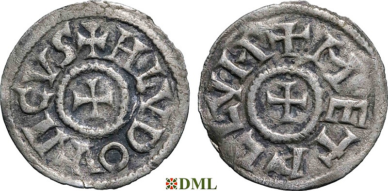 Обол, Каролинги, Louis le Pieux (814-840), м.д. Melle, Depeyrot 612