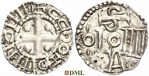 Денарий, Германия, Саксония, Anonymous bishop, м.д. Soest, Dbg. 