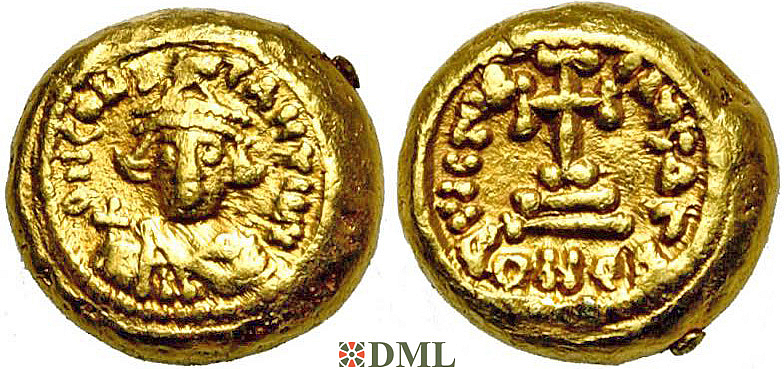 Солид, Византия, Constant II (641-668), м.д. Carthage