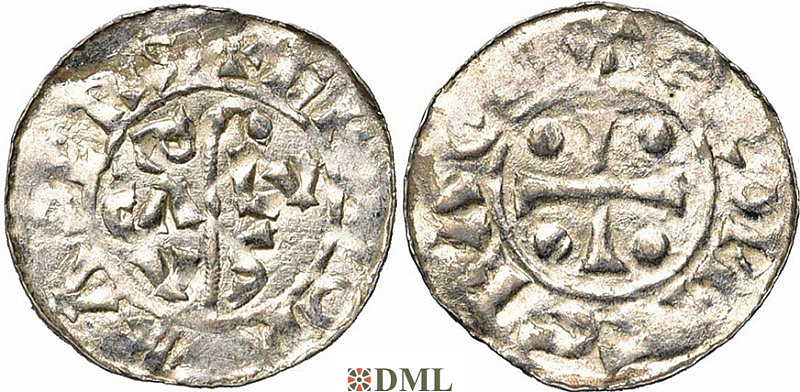Денарий, Германия, Нижняя Лотарингия, B. Bernold (1040-1054), м.д. Groningen, Ilisch 2000 18.3