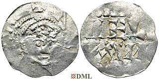 Денарий, Германия, Нижняя Лотарингия, Konrad II (1024-1039), м.д. Tiel, Ilisch 2000, 3.11