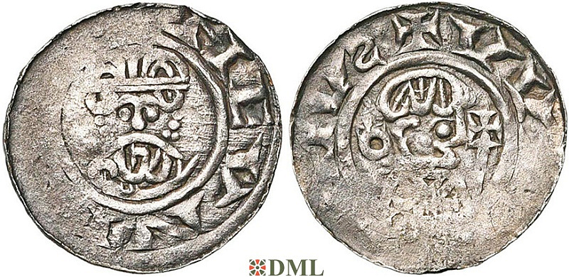 Денарий, Германия, Нижняя Лотарингия, B. Wilhelm (1054-1076), м.д. Groningen, Ilisch 2000 18.4