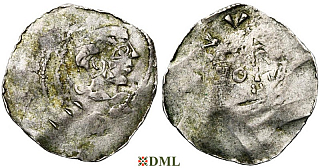 Денарий, Германия, Нижняя Лотарингия, Heinrich III (1039-1046), м.д. Huy, Ilisch 2014, 33.17