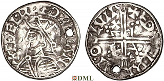 Денарий, Англия, Æthelred II (978-1016), м.д. London, монетарий Ethelric, North 775
