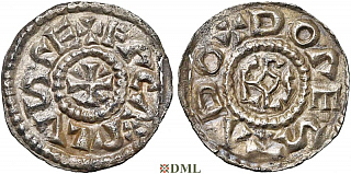 Денарий, Каролинги, Charlemagne (768-814), м.д. Dorestad