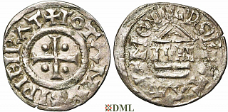 Денарий, Каролинги, Lothaire I (817-855), м.д. Dorestad, Depeyrot 419