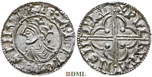Денарий, Англия, Cnut (1016-1035), м.д. London, монетарий Wulfstan, North 781