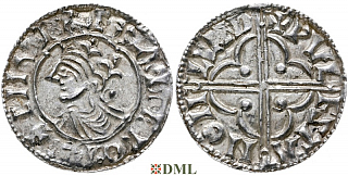 Денарий, Англия, Cnut (1016-1035), м.д. London, монетарий Wulfstan, North 781