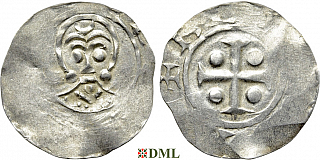 Денарий, Германия, Нижняя Лотарингия, Bernold (1046-1054), м.д. Deventer, Ilisch 2000, 1.13-1.15