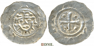 Денарий, Германия, Нижняя Лотарингия, Hermann (1059-1074), м.д. Jever, Dbg