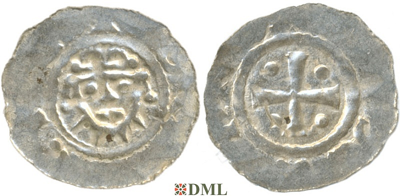 Денарий, Германия, Нижняя Лотарингия, Hermann (1059-1074), м.д. Jever, Dbg