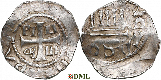 Денарий, Германия, Нижняя Лотарингия, Konrad II (1027-1039), Pilgrim (1027-1036), м.д. Koln, Dbg. 381