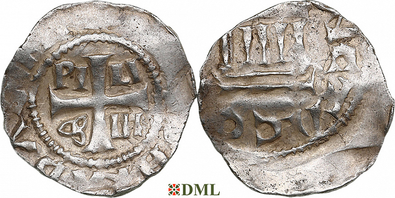 Денарий, Германия, Нижняя Лотарингия, Konrad II (1027-1039), Pilgrim (1027-1036), м.д. Koln, Dbg. 381