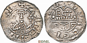 Денарий, Германия, Нижняя Лотарингия, B. Wilhelm (1054-1076), м.д. Utrecht, Ilisch 2000, 10.9