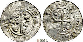 Денарий, Германия, Нижняя Лотарингия, B. Bernold (1040-1054), м.д. Groningen, Ilisch 2000 18.3