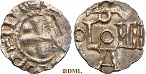Денарий, Германия, Саксония, Anonymous bishop, м.д. Soest, Dbg. 342