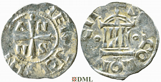 Денарий, Германия, Нижняя Лотарингия, Anno II (1056-1075), м.д. Koln, Dbg. 391