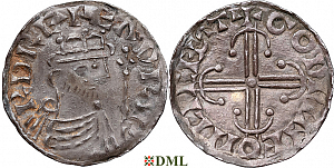 Денарий, Англия, Edward III (1042-1066), м.д. Chichester, монетарий Godwine, North 828