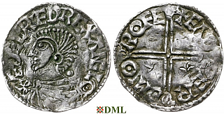 Денарий, Англия, Æthelred II (978-1016), м.д. Rochester, монетарий Eadwerd, North 774