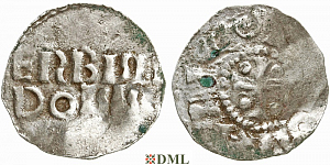 Денарий, Германия, Нижняя Лотарингия, Gf. Wichmann III (994-1016), unknown mints, Ilisch 2000, 20.2
