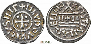 Денье, Каролинги, Louis le Pieux (814-840), Unknown mints, Depeyrot 1179
