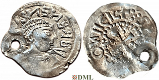 Денарий, Германия, Саксония, Anonymous bishop, м.д. Bremen, Dbg. 724