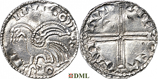 Денарий, Дания, Magnus I (1042-1047), м.д. Lund, Hbg. 16