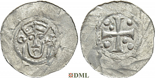 Денарий, Германия, Нижняя Лотарингия, Anonymous bishop, м.д. Zaltbommel, Ilisch 2000, 4.14