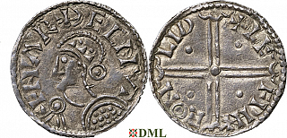 Денарий, Дания, Hardeknut (1035-1042), м.д. Lund, Hbg. 28