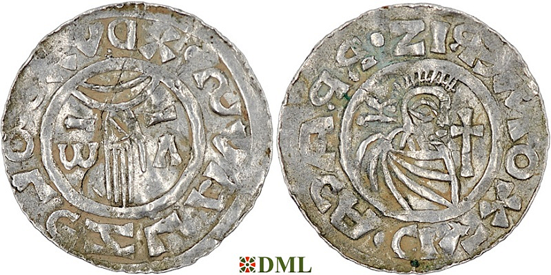Денарий, Чехия, Boleslav II (972/973-999), м.д. Prague, Šmerda 1996, 44