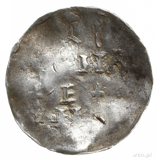 Денарий, Германия, Швабия, Heinrich II (1002-1024), м.д. Strassburg, Dbg. 918