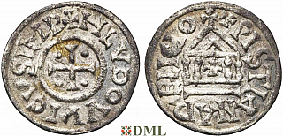 Денарий, Каролинги, Louis le Pieux (814-840)