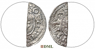 Денарий, Швеция, Olaf Skötkonung (995-1021), м.д. Sigtuna, Malmer -:-