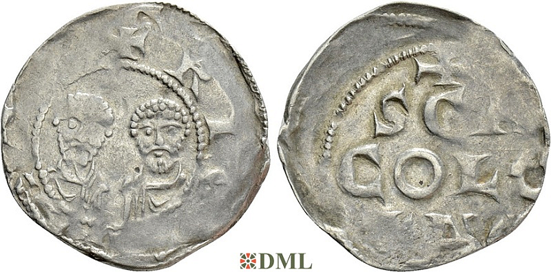 Денарий, Германия, Нижняя Лотарингия, Heinrich III (1039-1056), м.д. Remagen, Dbg. 431