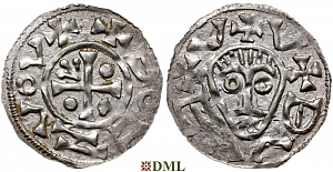Денарий, Чехия, Boleslav II (972/973-999), м.д. Prague, Šmerda 1996, 16a