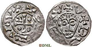 Денарий, Чехия, Boleslav II (972/973-999), м.д. Prague, Šmerda 1996, 16a